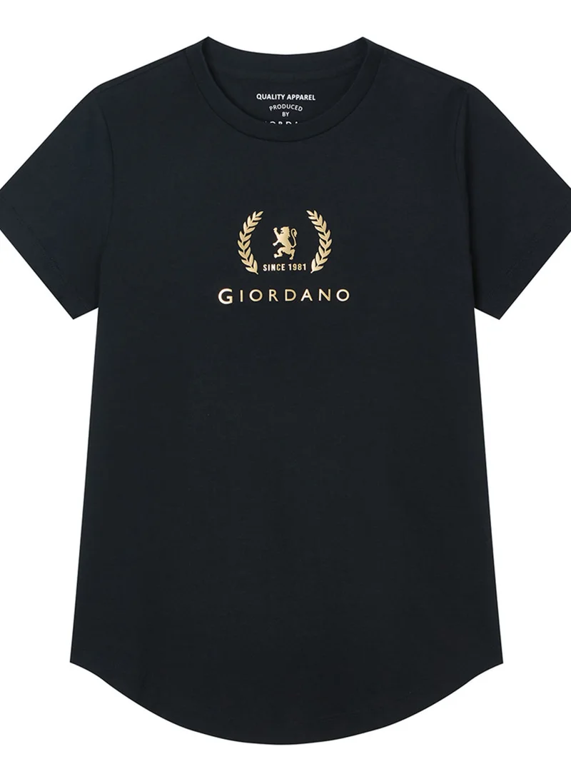 Women’s Regular Fit Cotton Crew Neck Printed Tee